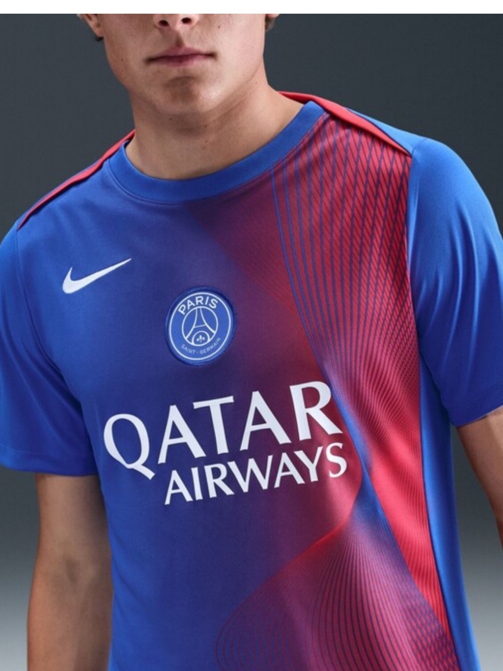 Nike PSG Third Pre Match Top Size XXL NWT Soccer Paris Saint-Germain Official
